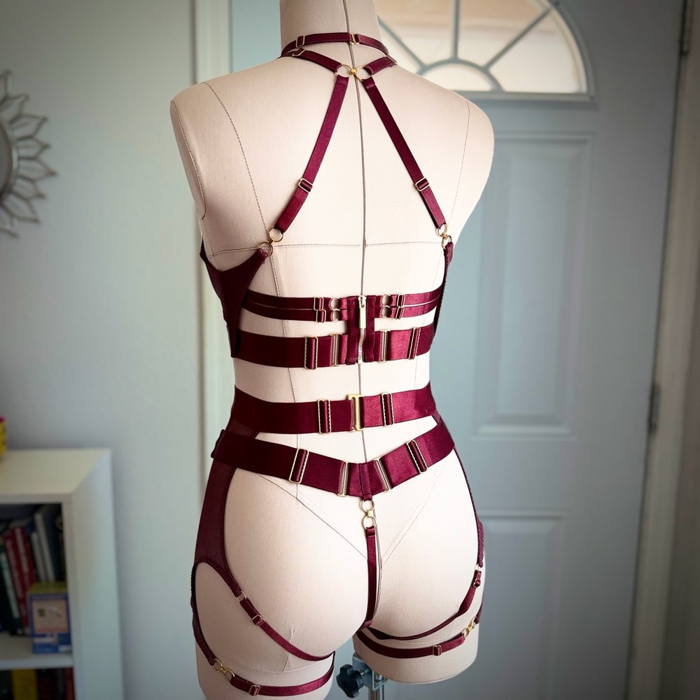 Atelier Bordelle Cadi/Dia Morello Lingerie Set - Picture 3 of 4